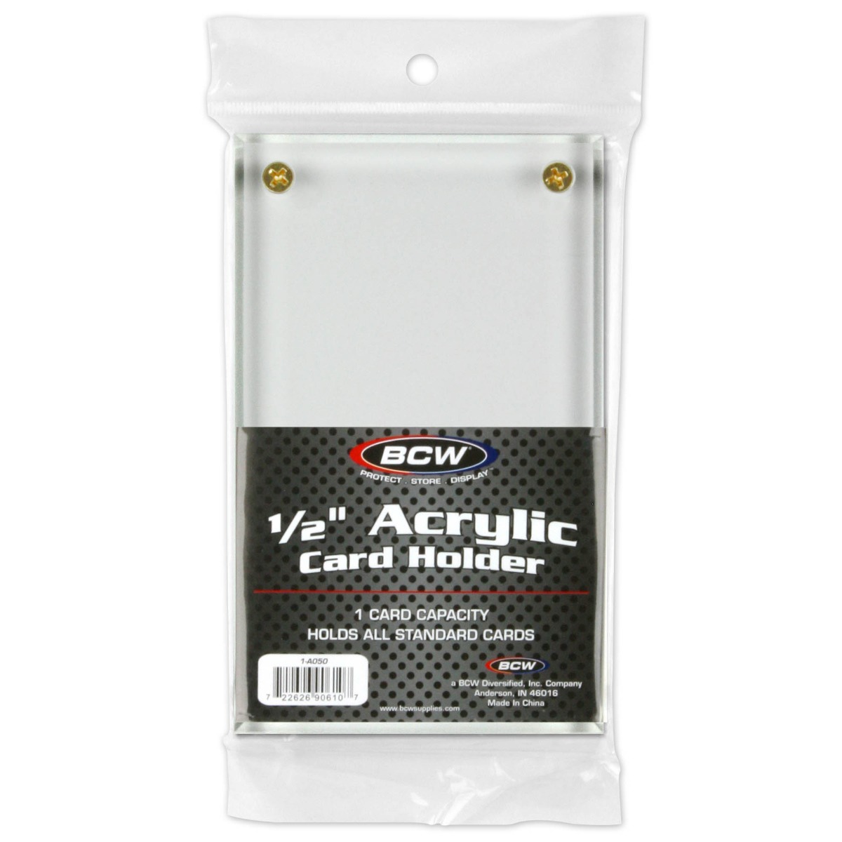 1/2 in. Acrylic Card Holder *LIMITED STOCK*
